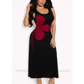 Virágmitás maxi ruha