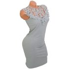 Horgolt díszes alkalmi ruha