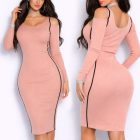 Nyitott vállú kötött ruha