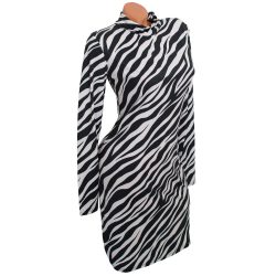 Zebra mintás ruha