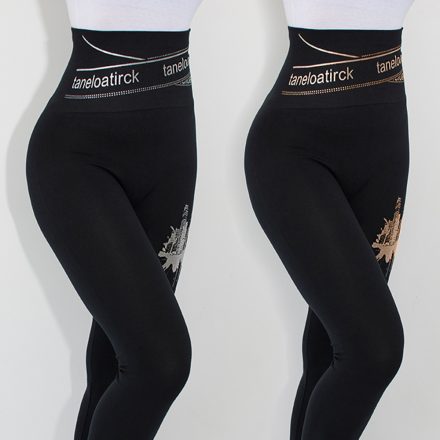 Magas derekú feliratos leggings