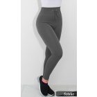 Magas derekú bordázott megkötős leggings S-M