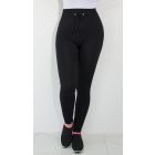 Magas derekú bordázott megkötős leggings S-M