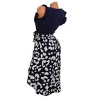 Vállán fodros megkötős ruha