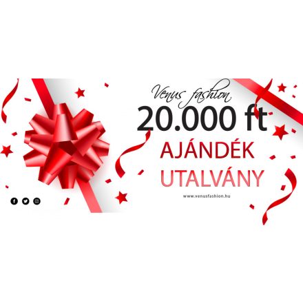 Ajándék utalvány 20.000 ft értékben