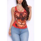 Cipzáros tigris mintás felső