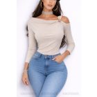 ENA dekoratív nyitott vállú felső