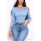 ENA dekoratív nyitott vállú felső