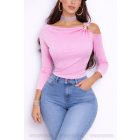 ENA dekoratív nyitott vállú felső