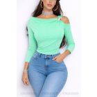 ENA dekoratív nyitott vállú felső