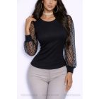 RENI tüll ujjú felső