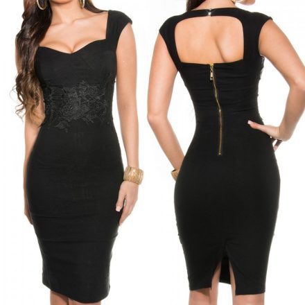 Horgolt díszes alkalmi ruha