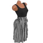 Megkötős csíkos ruha