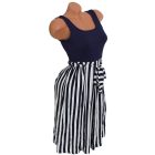 Megkötős csíkos ruha