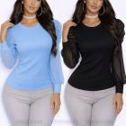 JAZMIN tüll ujjú felső