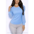 JAZMIN tüll ujjú felső