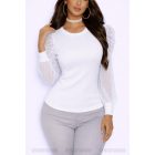 JAZMIN tüll ujjú felső