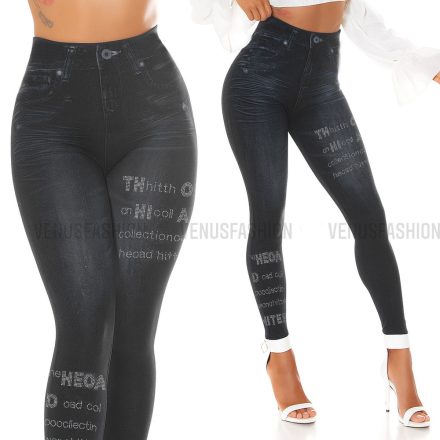GINA szőrme béléses leggings
