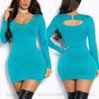 Dekoratív kötött pulóver