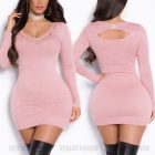 Dekoratív kötött pulóver