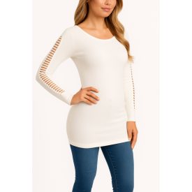 Ujján fűzős kötött ruha