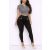 Alakformáló magasított derekú leggings nadrág