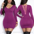 Hátán fűzős tunika