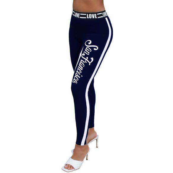 Feliratos leggings nadrág