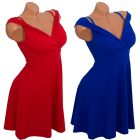 Vállra húzható loknis ruha