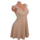 Vállra húzható loknis ruha