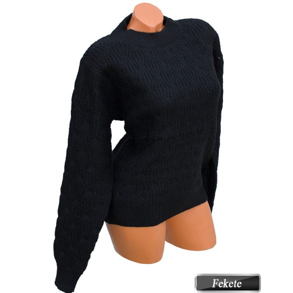 Mintás kötött pulóver