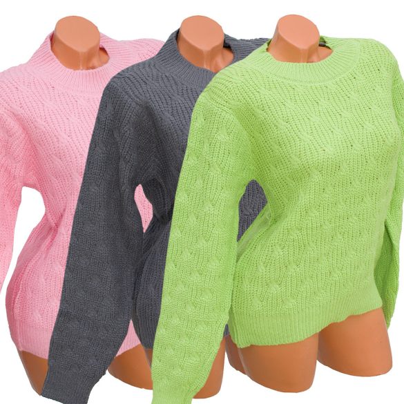 Mintás kötött pulóver