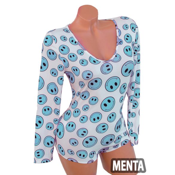 Smiley mintás body