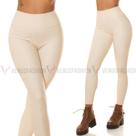 Alakformáló bőr hatású nadrág