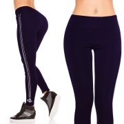 Oldalán mintás leggings nadrág 