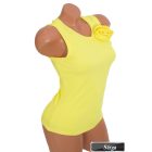 Ujjatlan virág díszes felső