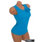 Ujjatlan virág díszes felső