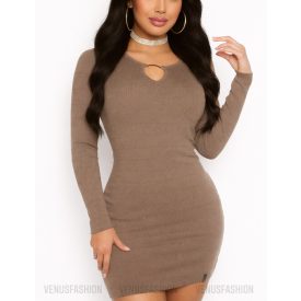 fűzős kötött ruha