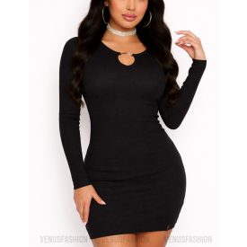 MILLA fűzős kötött ruha