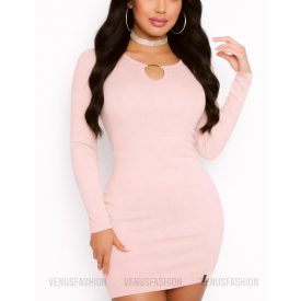 MILLA fűzős kötött ruha