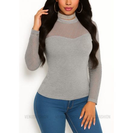 MENA tüll ujjú felső